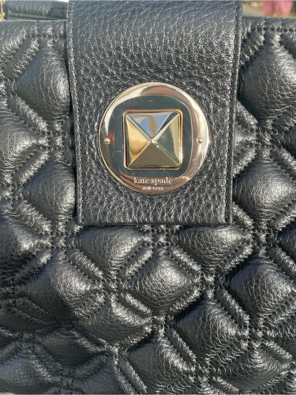 Kate Spade Black Quilted Shoulder Bag - Picture 10 of 11